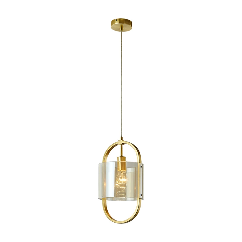 Populaire E27 glazen hanglamp in Franse stijl