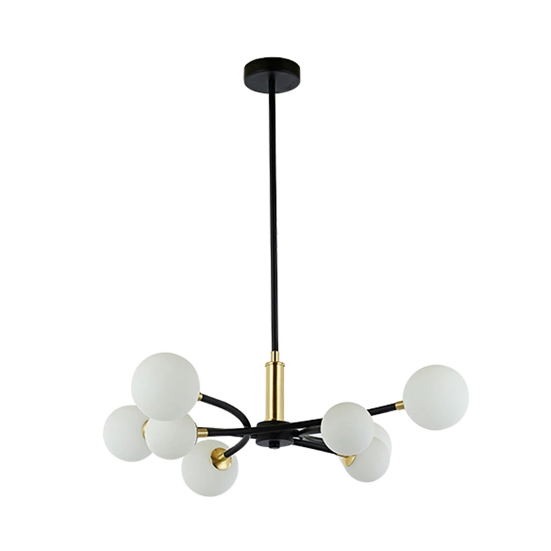 Moderne glazen hanglamp in Europese stijl