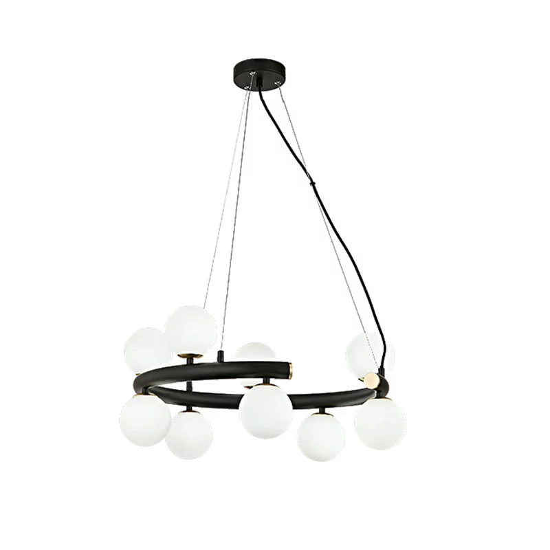 Moderne glazen G9 hanglamp