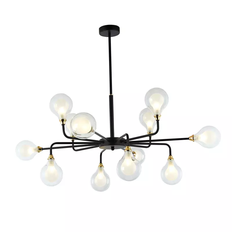 Nieuwe decoratieve E27 glazen hanglamp